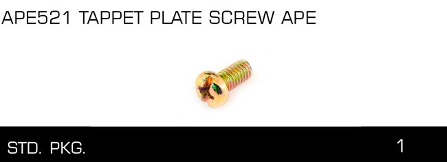 APE521 TAPPET PLATE SCREW APE